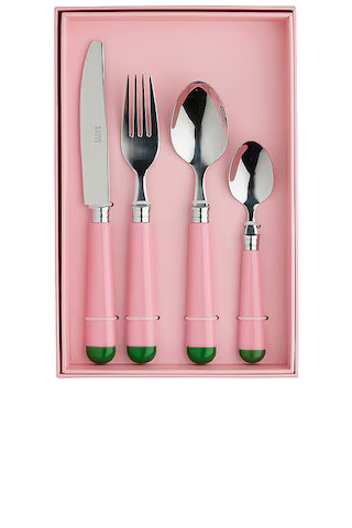 In The Roundhouse Pink Dipped 16 Piece Cutlery Set from Revolve.com | Revolve Clothing (Global)