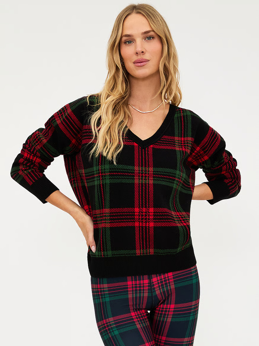 Buy Joey Sweater, Ribbon Plaid - Order Sweaters online - Victoria's Secret US | Victoria's Secret (US / CA )