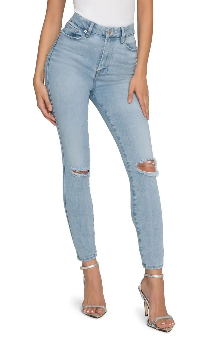 Good Curve Ripped Ankle Skinny Jeans | Nordstrom