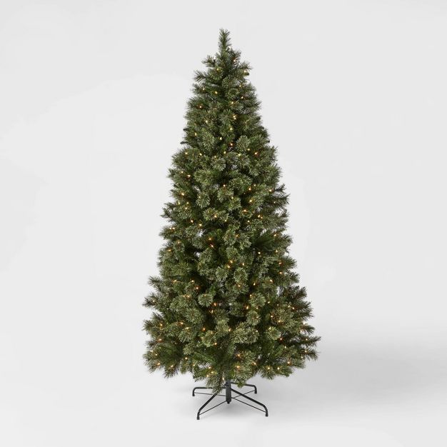 7ft Pre-Lit Cashmere Artificial Christmas Tree Clear Lights - Wondershop™ | Target