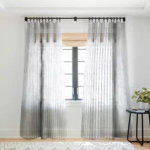 Holli Zollinger Aegean Wide Striped Sheer Curtain Panels | Wayfair North America