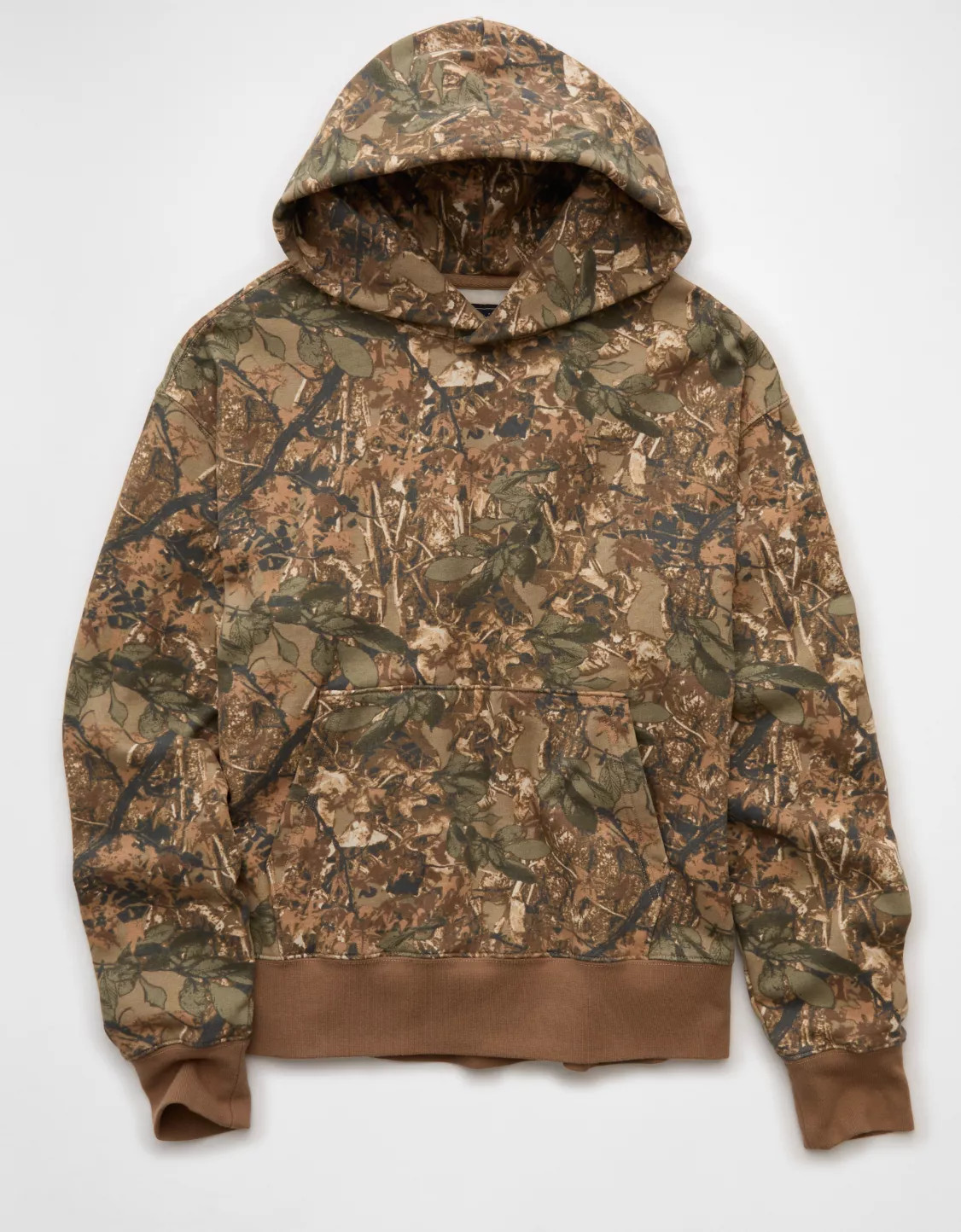 AE Laidback Luxe Heavyweight Camo Hoodie | American Eagle Outfitters (US & CA)