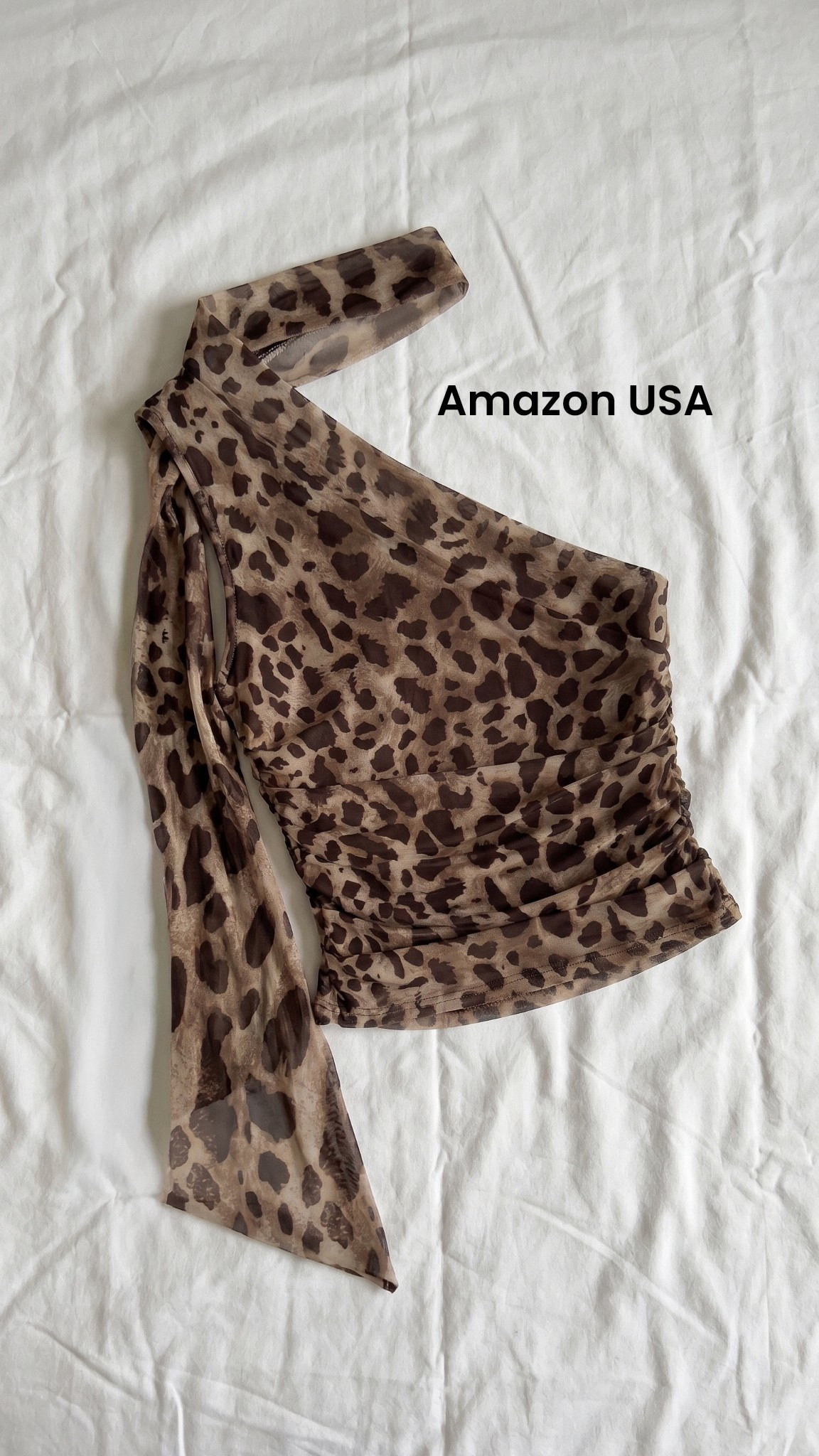 Leopard print Amazon night out top🐆