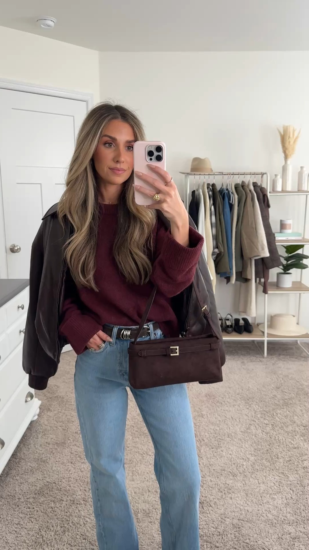 Simple but polished fall outfit — on sale with code AFLTK 
+ Abercrombie Madeline sweater: small
+ brown suede belt: xs/s
+ 90s relaxed jeans: 24 short 
+ brown suede boots: true to size 

Fall outfit
Elevated casual outfit
Classic outfit
Fall style


#LTKFallSale #LTKFindsUnder100 #LTKFindsUnder50