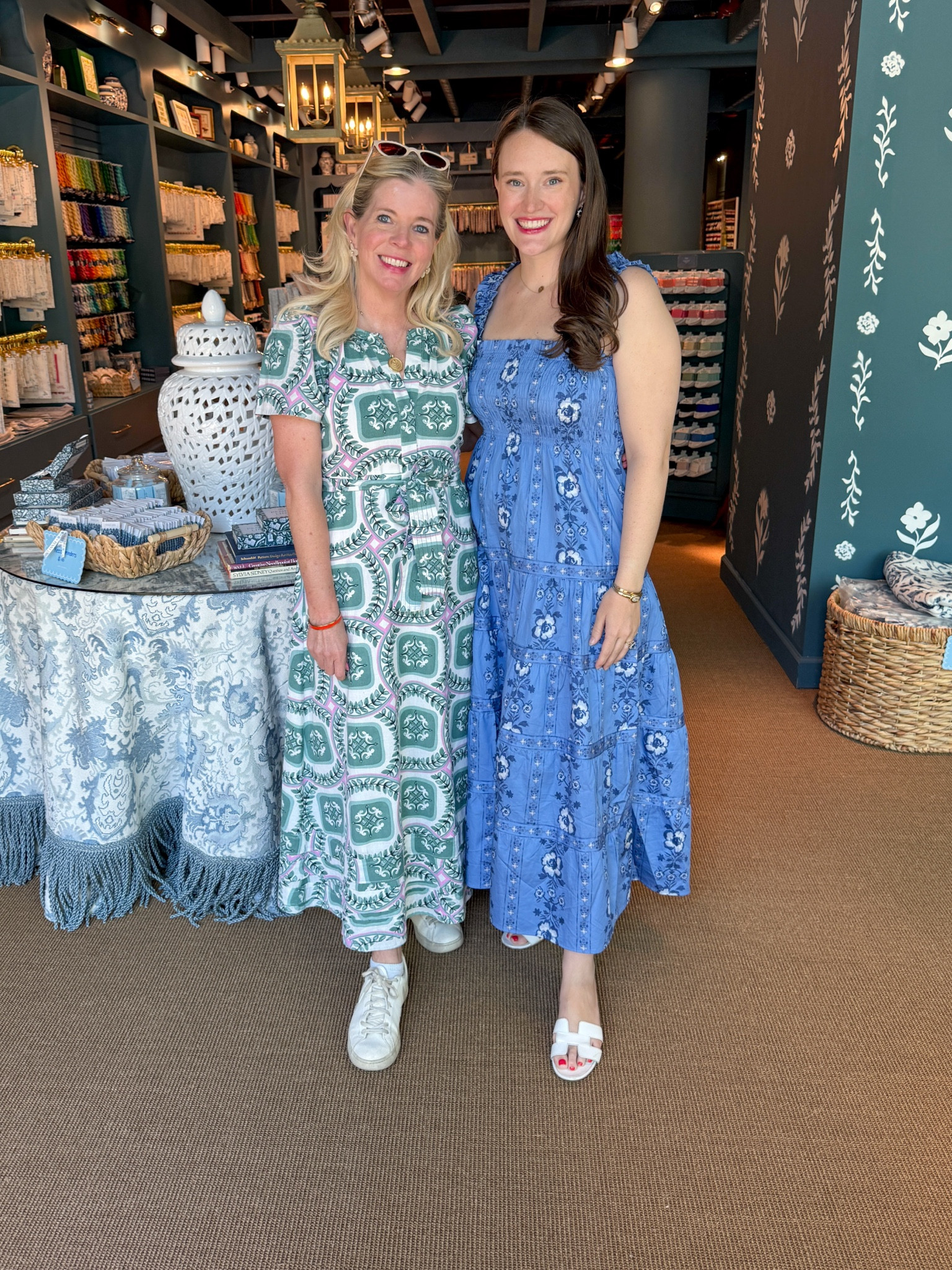 Love this dress for the press sneak preview of the new Penny Linn needlepoint store in New York City!🩵

#LTKootd #LTKTravel #LTKOver40