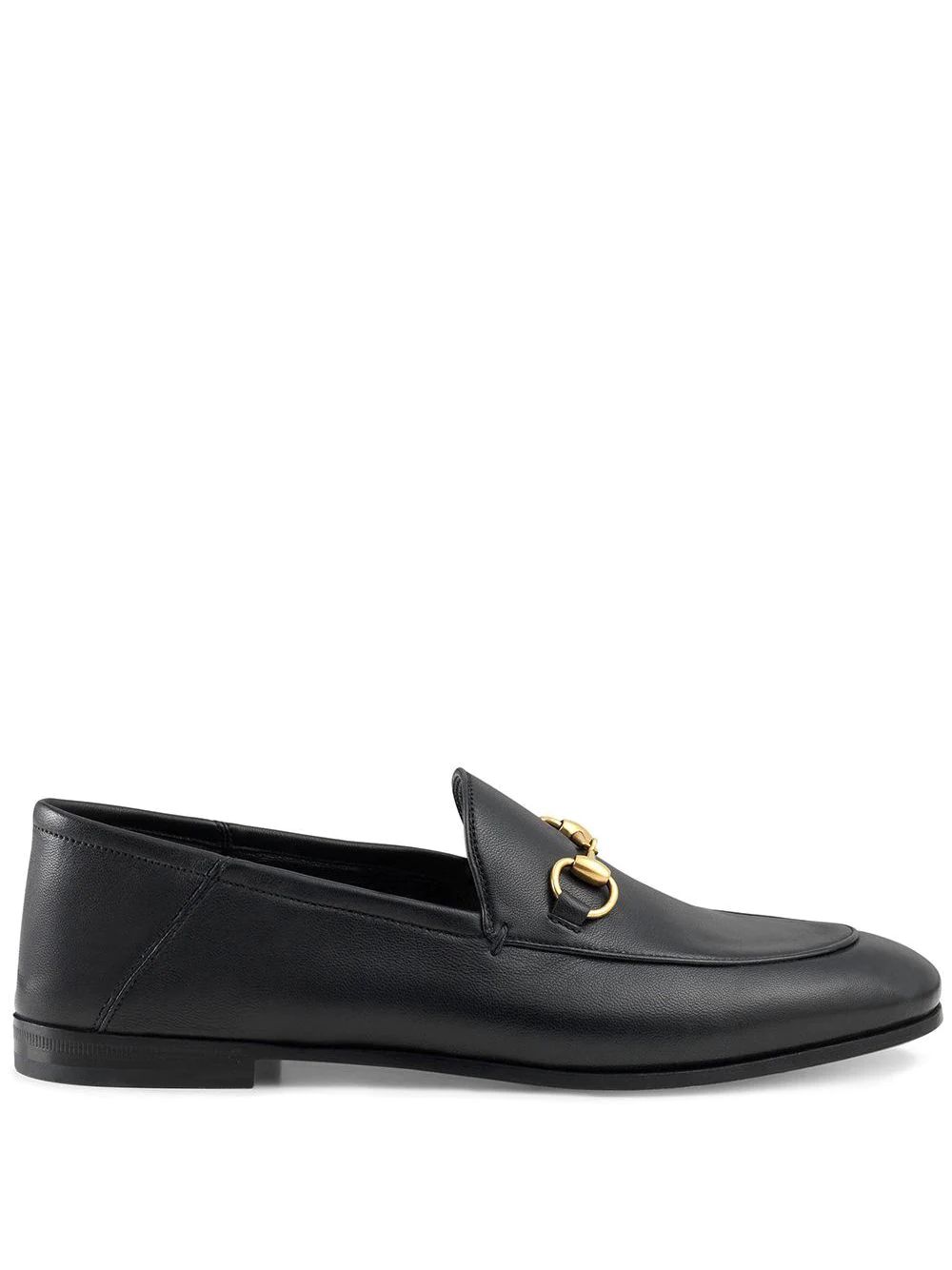 New SeasonGucciblack Brixton Horsebit leather loafers | Farfetch Global