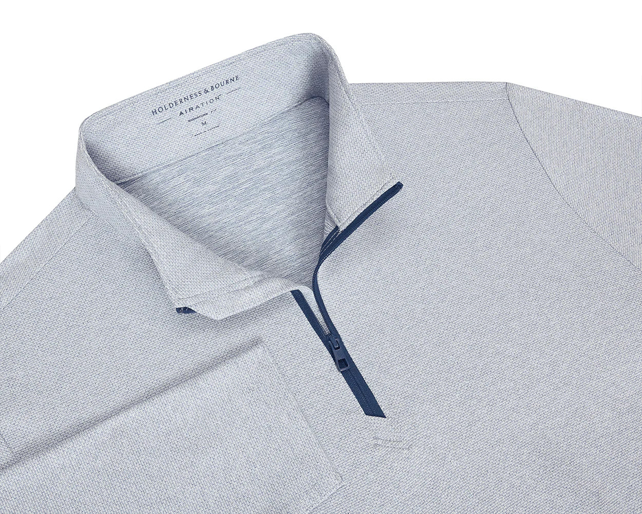 The Bell Quarter-Zip: Heathered Andover | Holderness & Bourne