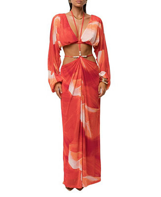 Women's Hera Draped Maxi Skirt | Macy's