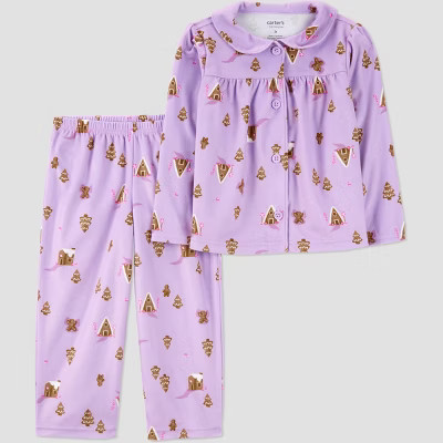 Carter's Just One You® Toddler Girls' 2pc Christmas Long Sleeve Pajama Set | Target