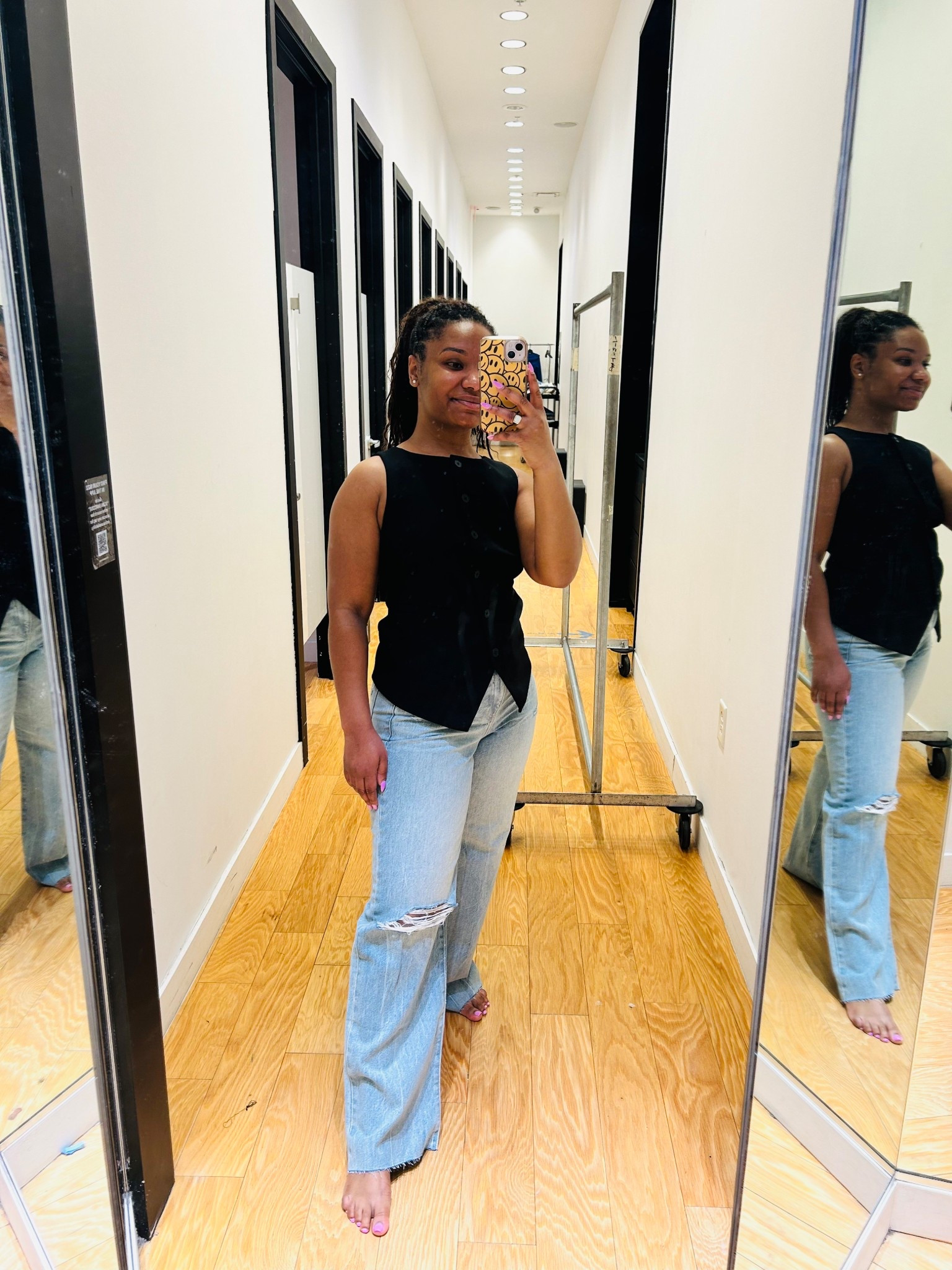 #denim #vest #casualoutfit #petite #midsize #curvy

#LTKFindsUnder100 #LTKFindsUnder50 #LTKSaleAlert
