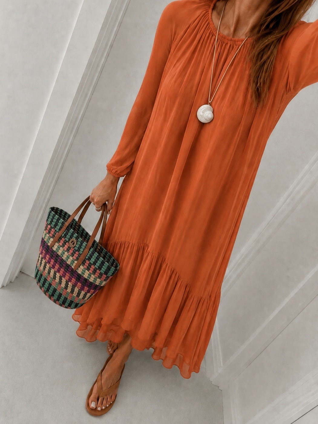 Flowy summer  dress on sale 🍊