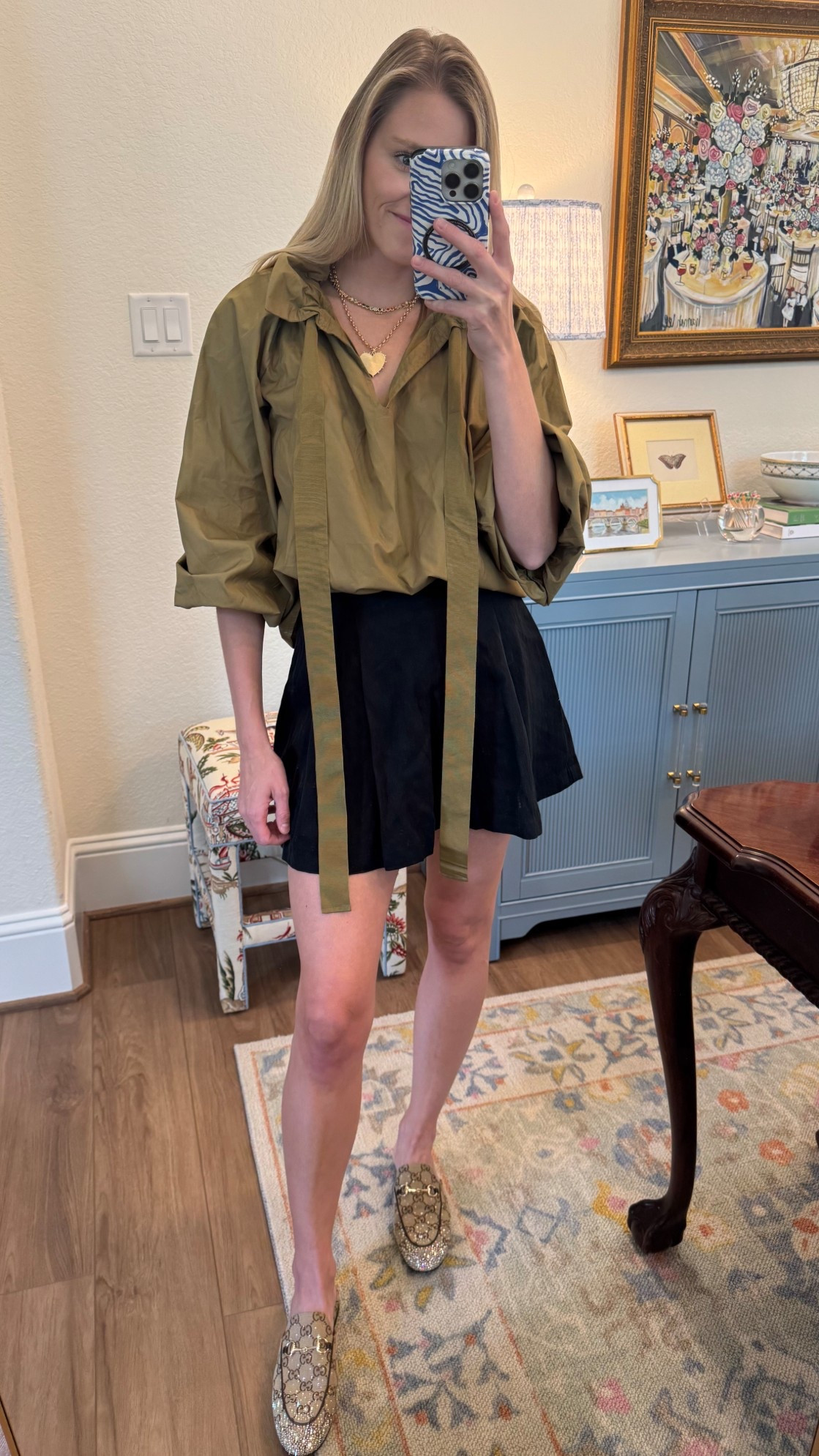 & my high/low fall look! Skort on sale for $15 & size 2! Top is only $26 & wearing an XS! #walmartpartner