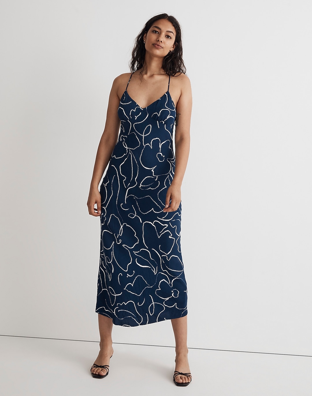 Layton Midi Slip Dress | Madewell