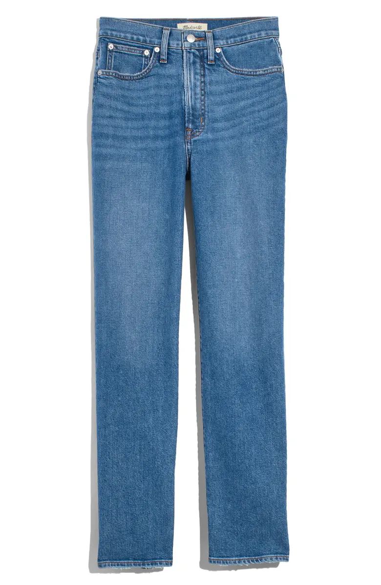 Madewell The Perfect Vintage High Waist Straight Leg Jeans | Nordstrom | Nordstrom