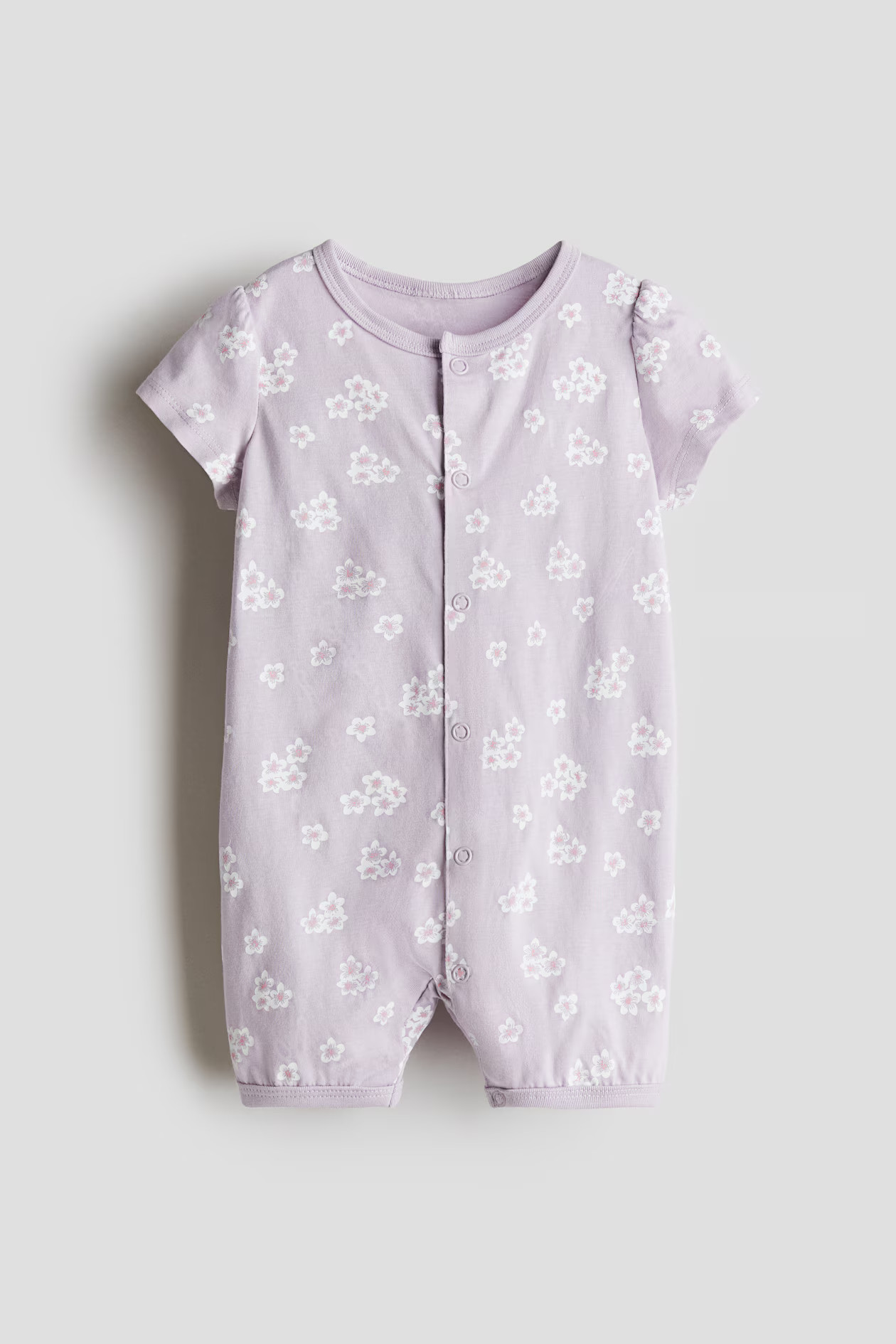 Gemusterter Schlafstrampler - Helllila/Geblümt - Kids | H&M AT | H&M (DE, AT, CH, NL, FI)