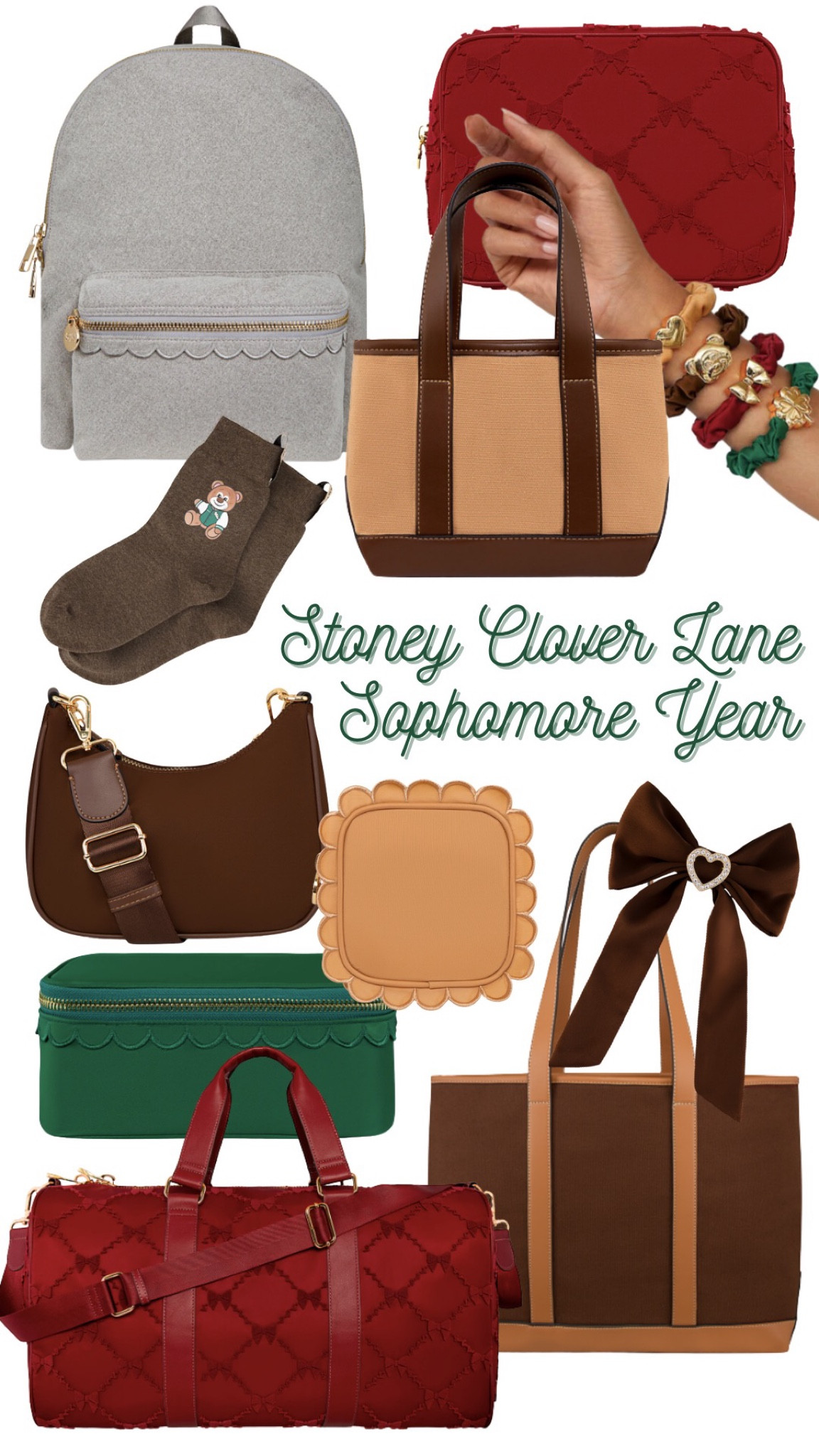 Stoney Clover Sophomore Year Fall Collection, preppy canvas tote, boat tote, dark academia, fall handbag, duffle bag, organizational pouch, cosmetics pouch, preppy style #LTKU

#LTKBacktoSchool #LTKitbag #LTKSeasonal