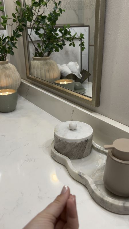 This marble look for less canister jar is a must! Only $20! 

#LTKfindsunder50 #LTKstyletip #LTKhome