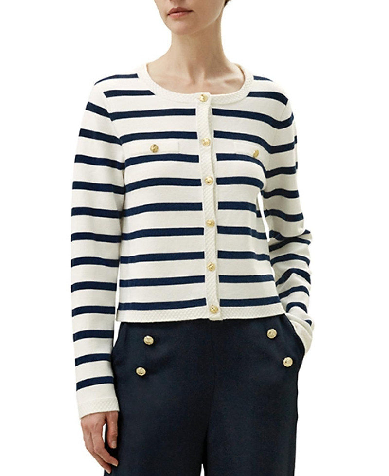 Lilysilk Gariana Striped Wool Cardigan | Bloomingdale's (US)