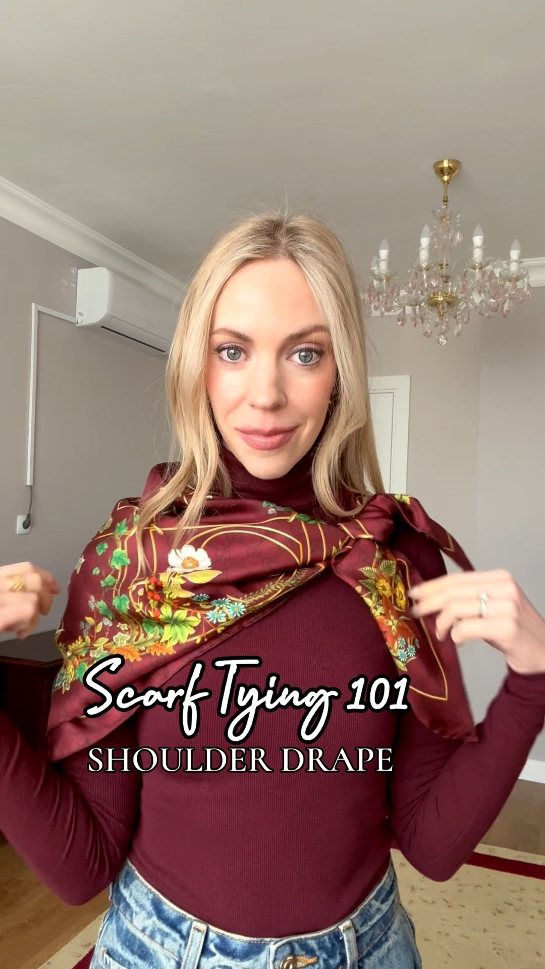 Silk scarf tying, scarf tutorial, silk scarves, spring trends 

#LTKOver40 #LTKSeasonal #LTKWorkwear