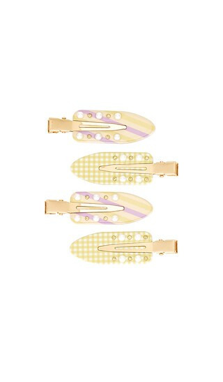 Emi Jay Popstar Clips in Yellow. | Revolve Clothing (Global)