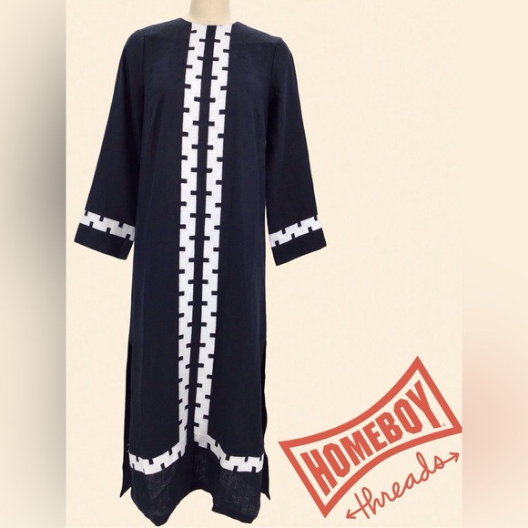 NWT TUCKERNUCK ATLANTIC-PACIFIC Navy blue And white Long sleeve Dress Size XS. | Poshmark