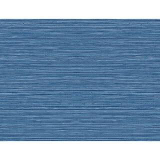 Luxe Haven Coastal Blue Luxe Sisal Peel and Stick Wallpaper (Covers 40.5 sq. ft.) | The Home Depot