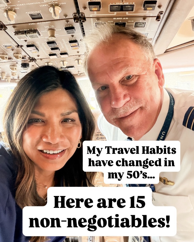 My non-negotiable when traveling or flying! 
for reference I’m 5’2” 118#ish.
•Luggage is the carry-on size. Expandable, lightweight. I have it in Tan and Black.
•Amazon Clear Bags(medium)  for toiletries(easy to see); 

•Black personal airport bag-lightweight and has tons of compartment; 
•Amazon packing cubes, 
•Monk Fruit Sweetener
•Amazon compression socks; 
•Beekeepers Throat Spray
•night light; 
•Amazon pill  box in large(privacy, clear on the inside); 

•viral Wrinkle resistant pants in size small short length tts, Mocha Brown.. I also have these in Grey and black.
•Sneakers fit tts(Pearl White).
•Facial Mist is Summer Fridays
•Lip Balm is Summer Friday
Airport outfit here: White tee in XS tts, pullover sweater in small, sneakers tts. 

Travel essentials, Airport outfit, travel outfit, Amazon finds, fashion over 40, over 50 style, midlife fashion, pilot wife 


#LTKTravel #LTKPetite #LTKOver40