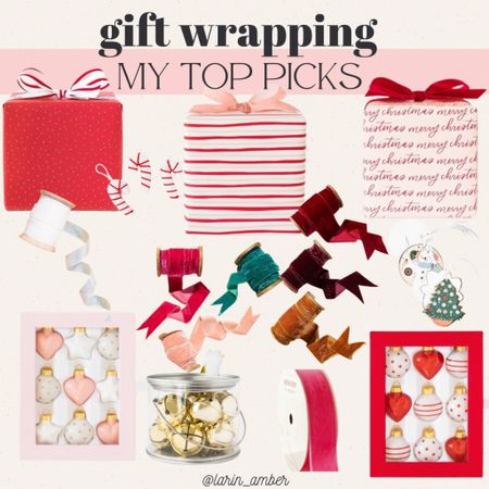 Gift wrapping must haves / target finds / target style / target dollar spot / Walmart / Anthropologie / wondershop / gift wrap / Christmas / ribbon / pretty presents 



#LTKhome #LTKsalealert #LTKHoliday