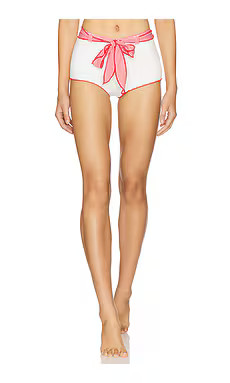 Frankies Bikinis x Bella Hadid Genevieve Terry Rib Bikini Short in Weekend At The Farm from Revol... | Revolve Clothing (Global)