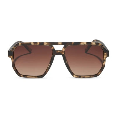 CAMERON - ESPRESSO TORTOISE + BROWN GRADIENT + POLARIZED SUNGLASSES | DIFF Eyewear