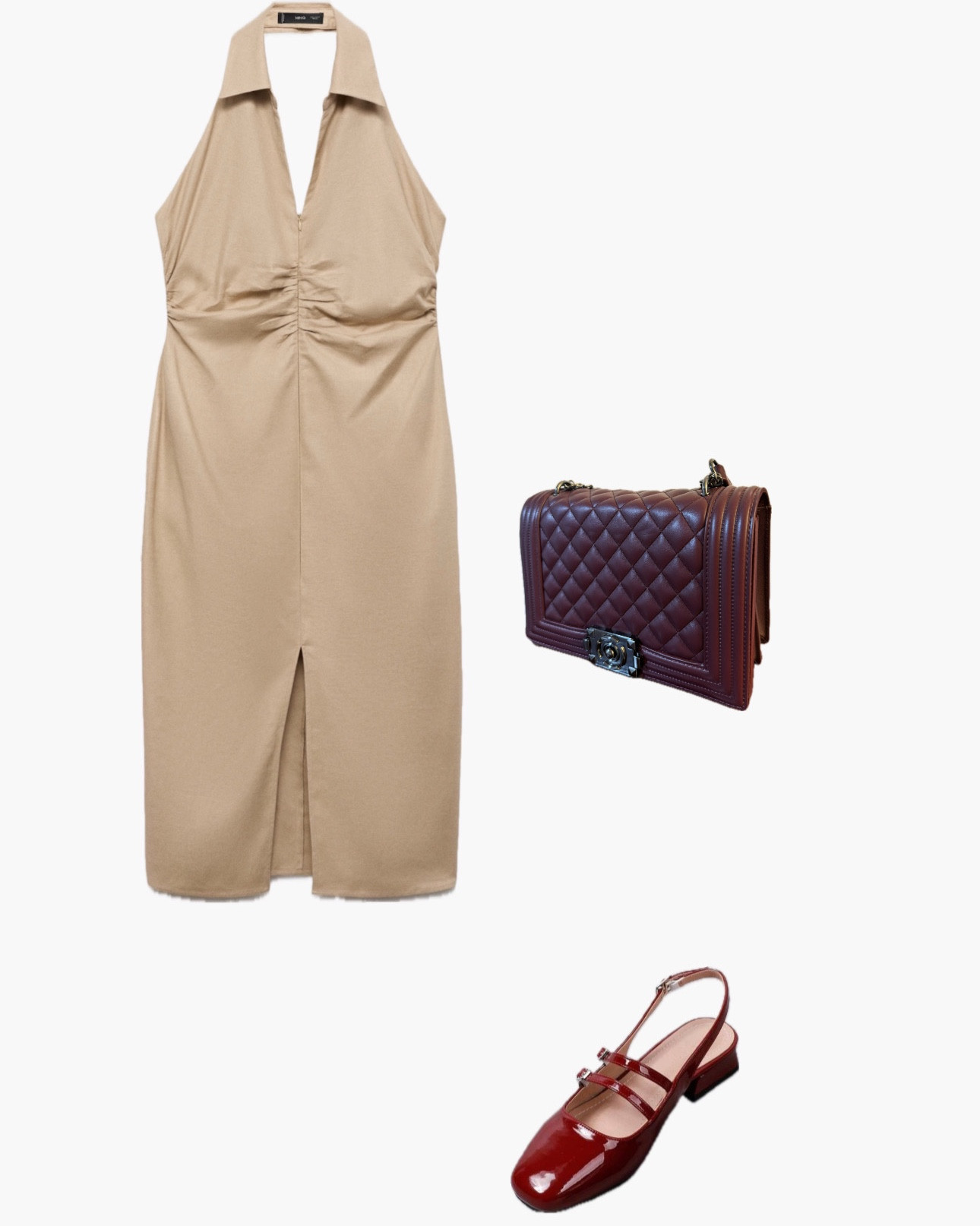 I loved this outfit . Attached , you will find how it looks when you try them on together. Unfortunately I cannot provide the info of the bag cause I don’t recall where I bought it . 
Hope you like it and go and check them out!! There are some products on sale !!!  

#LTKBeauty #LTKFindsUnder100 #LTKSaleAlert