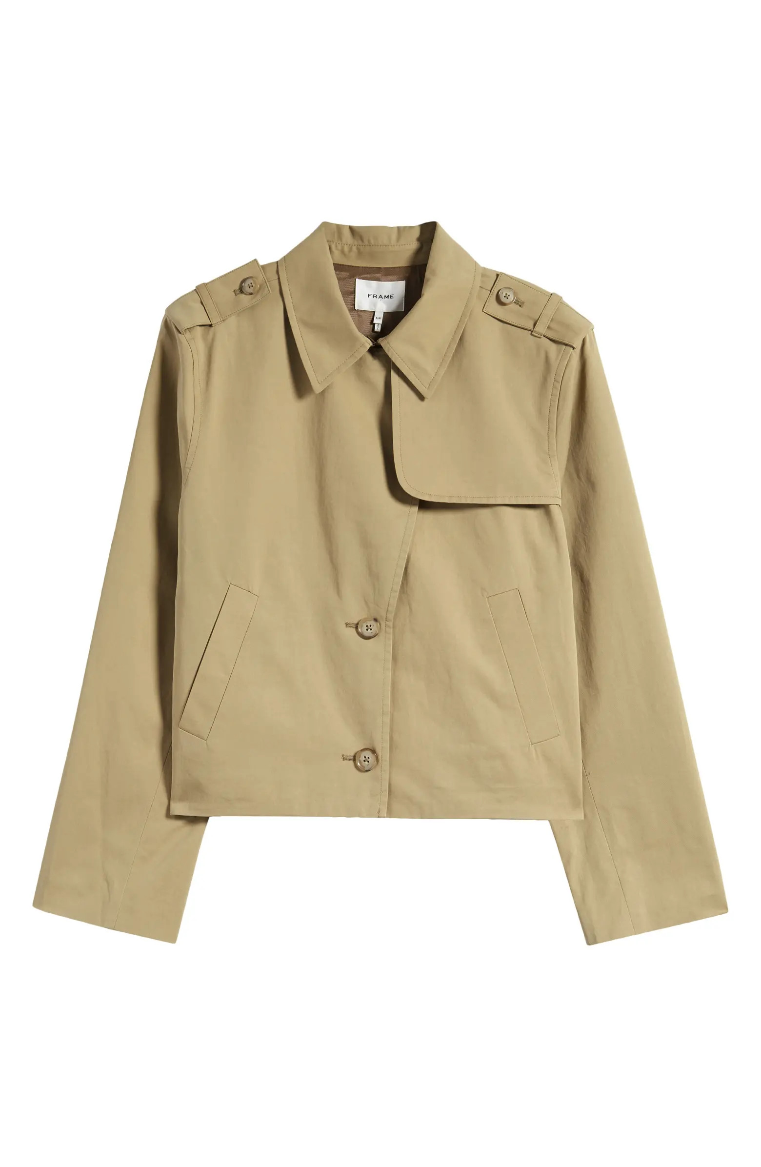 FRAME Short Trench Jacket | Nordstrom | Nordstrom