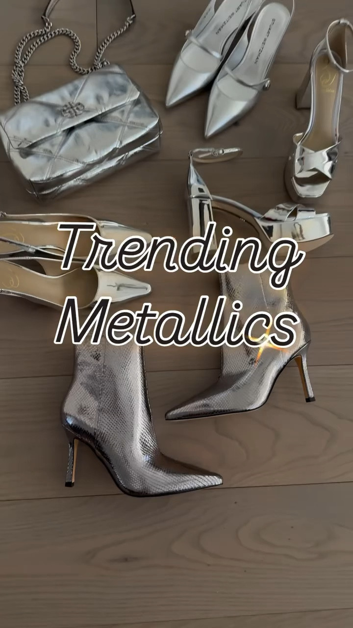 Trending metallics for fall. These pair perfect for pairing with your neutral outfits as an added pop of style.

#LTKNYFW #LTKCon #LTKFindsUnder100