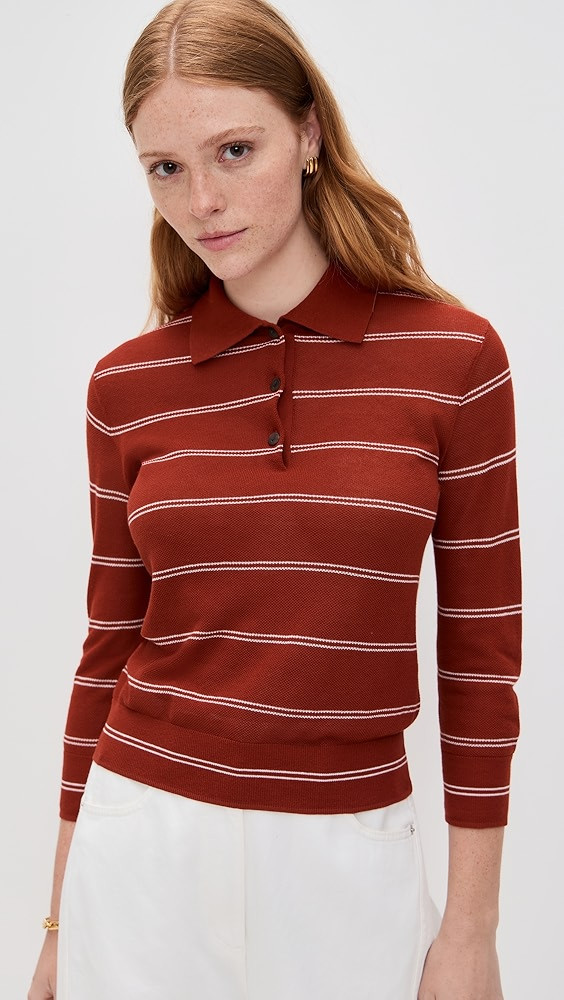 Striped Pique Polo | Shopbop