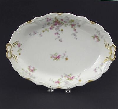 Antique Charles Ahrenfeldt Limoges France Pink Rose Oval Serving Platter 13.5"  | eBay | eBay US