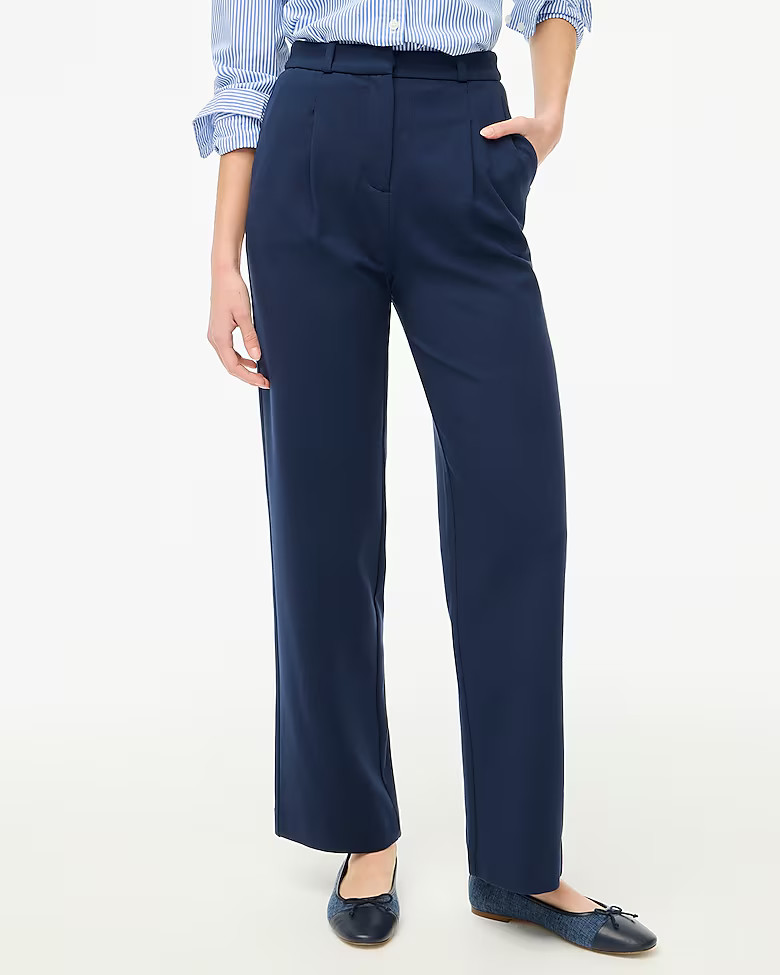 Wide-leg ponte pant | J.Crew Factory