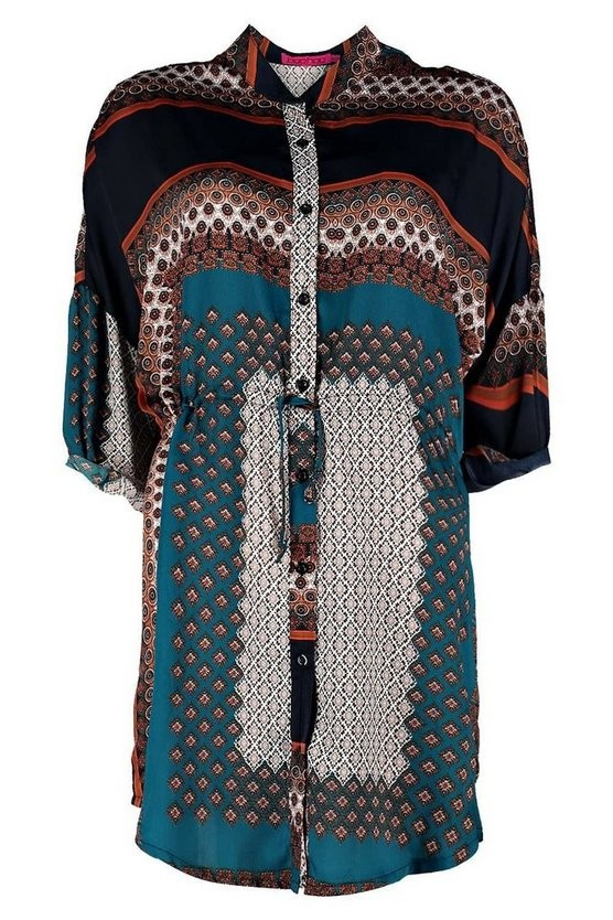 Paisley Shirt Dress | Boohoo.com (UK & IE)