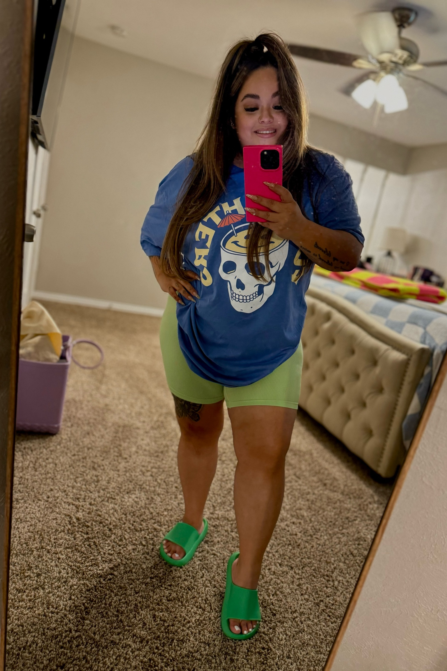 Fun summer fit 💚

#LTKPlusSize #LTKStyleTip #LTKxelfCosmetics