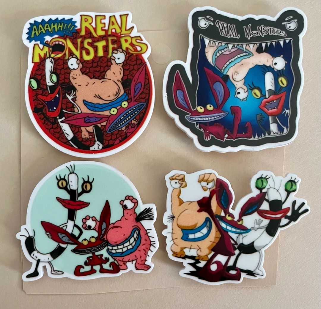 Aaahh Real Monsters 4 Piece Magnet Set - Etsy | Etsy (US)