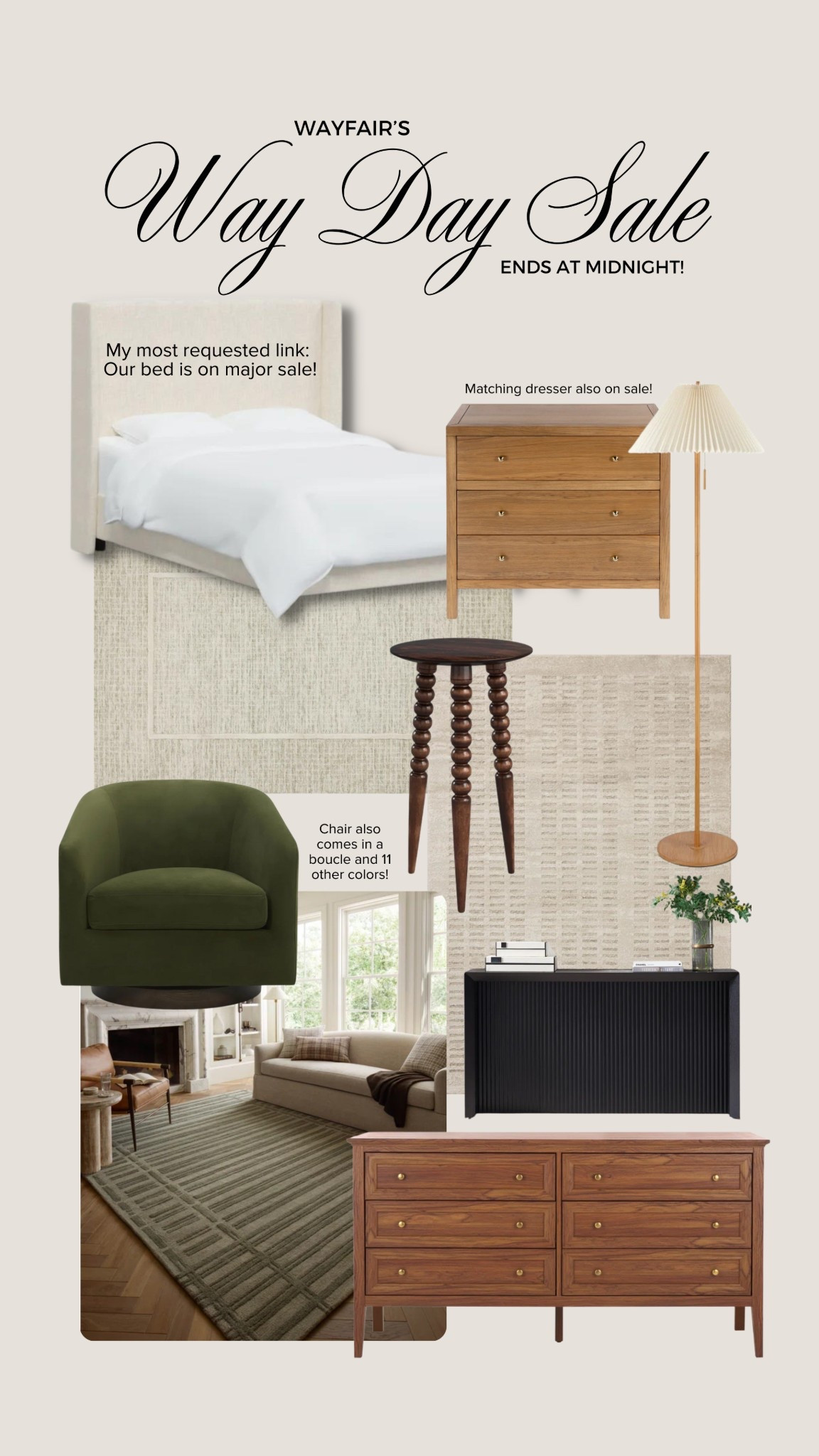 Wayfair way day sale, bedroom furniture on sale! 

#LTKSaleAlert #LTKHome