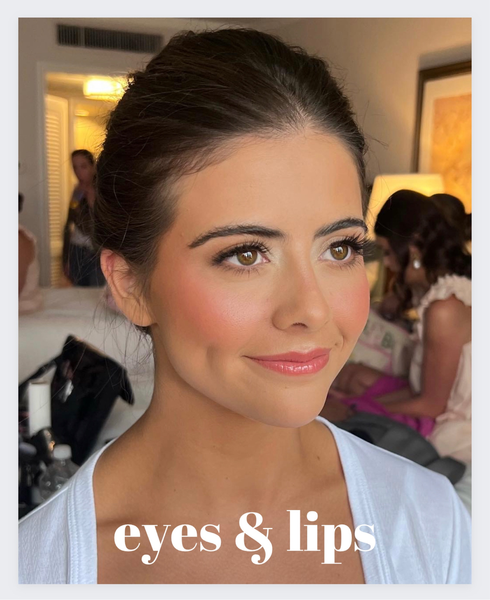 Only a clear brow gel bc she already had super dark brows on her own 🫶🏼 but all other details linked! 

Wedding makeup // bridal makeup // Sophia Richie inspired bridal makeup // glowy makeup inspo // summer proof makeup

#LTKwedding #LTKbeauty