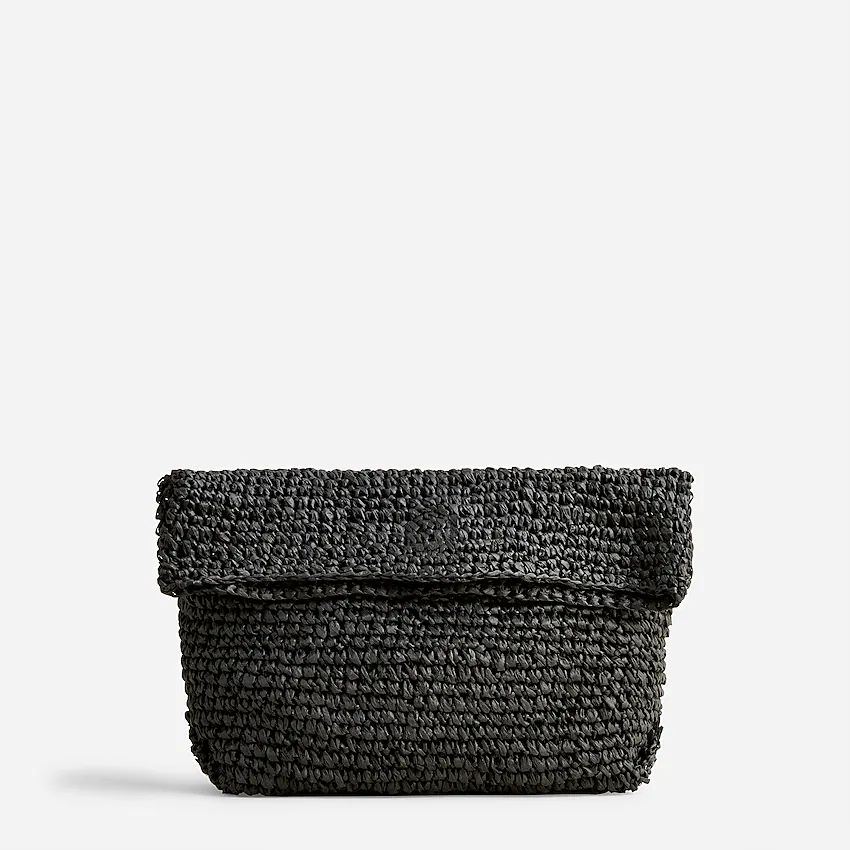 Raffia foldover clutch bagItem BI757 
 
 
 
 
 There are no reviews for this product.Be the first... | J.Crew US
