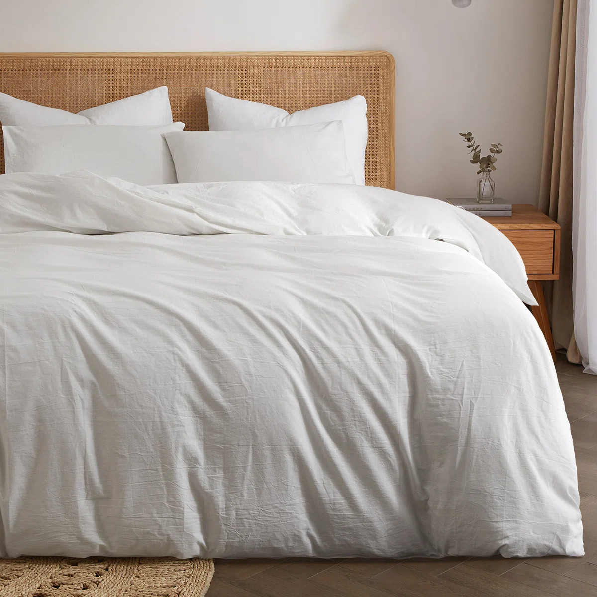 Lived in Look Duvet Cover Set, 100% Pure French Linen Made | Wayfair North America