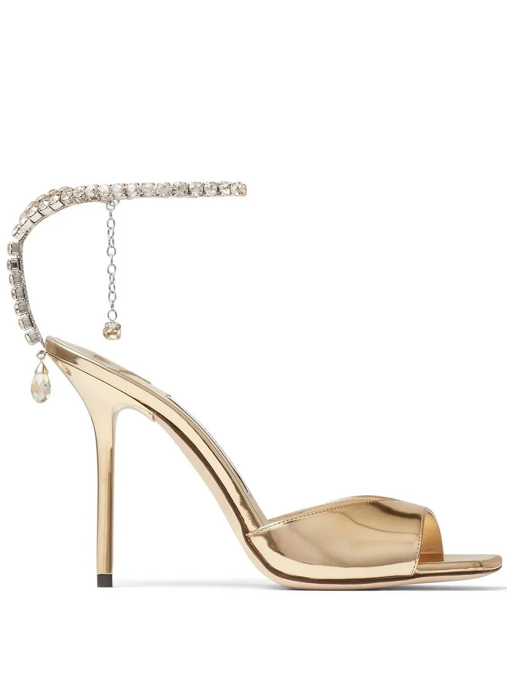Jimmy Choo Saeda 100mm Sandals - Farfetch | Farfetch Global