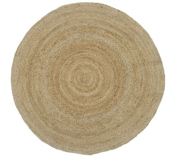 Round Jute Rug - Natural | Pottery Barn (US)