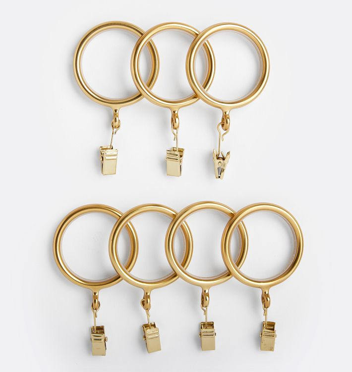 Large Drapery Curtain Ring Set | Rejuvenation