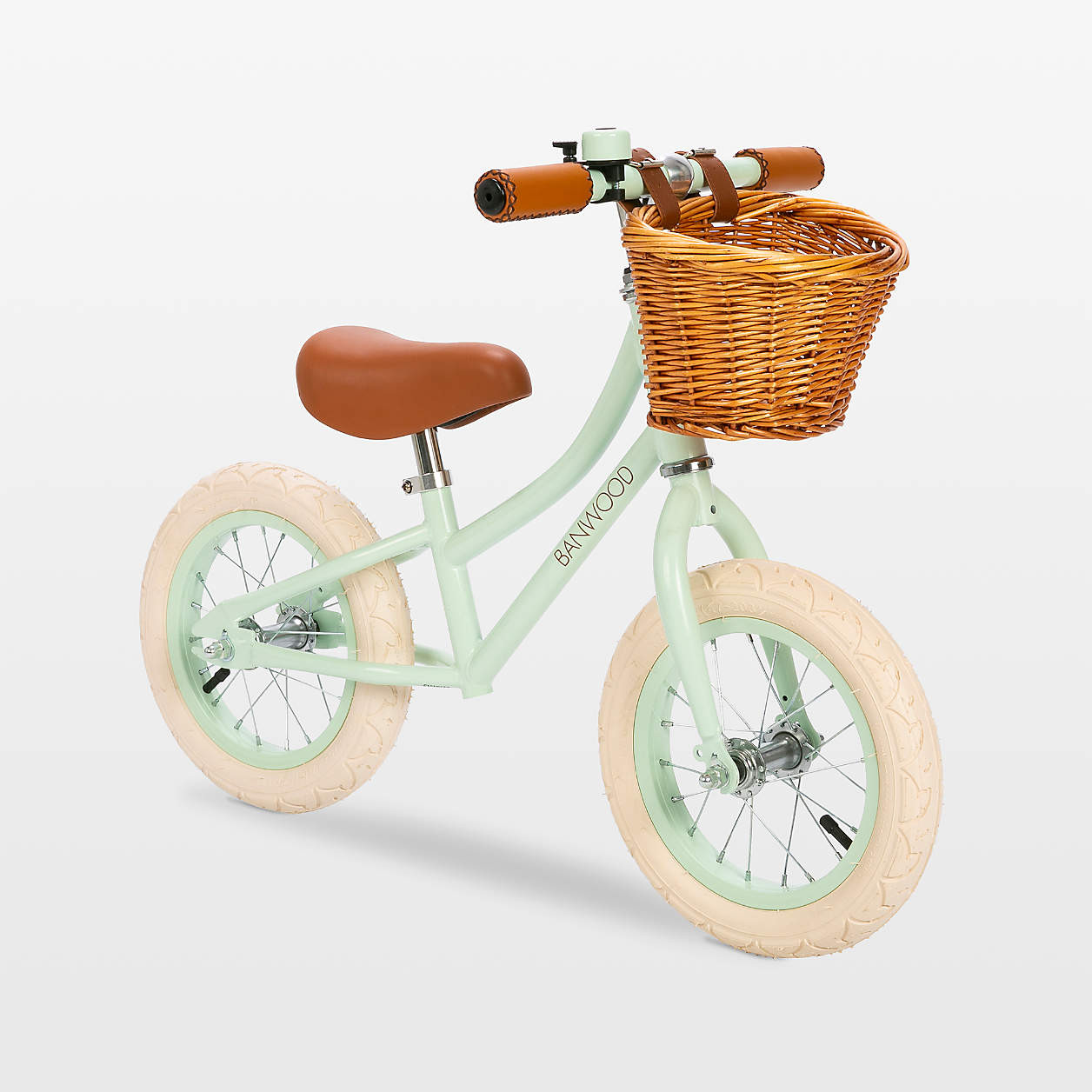 Banwood Mint Green Kids Balance Bike | Crate & Kids | Crate & Barrel