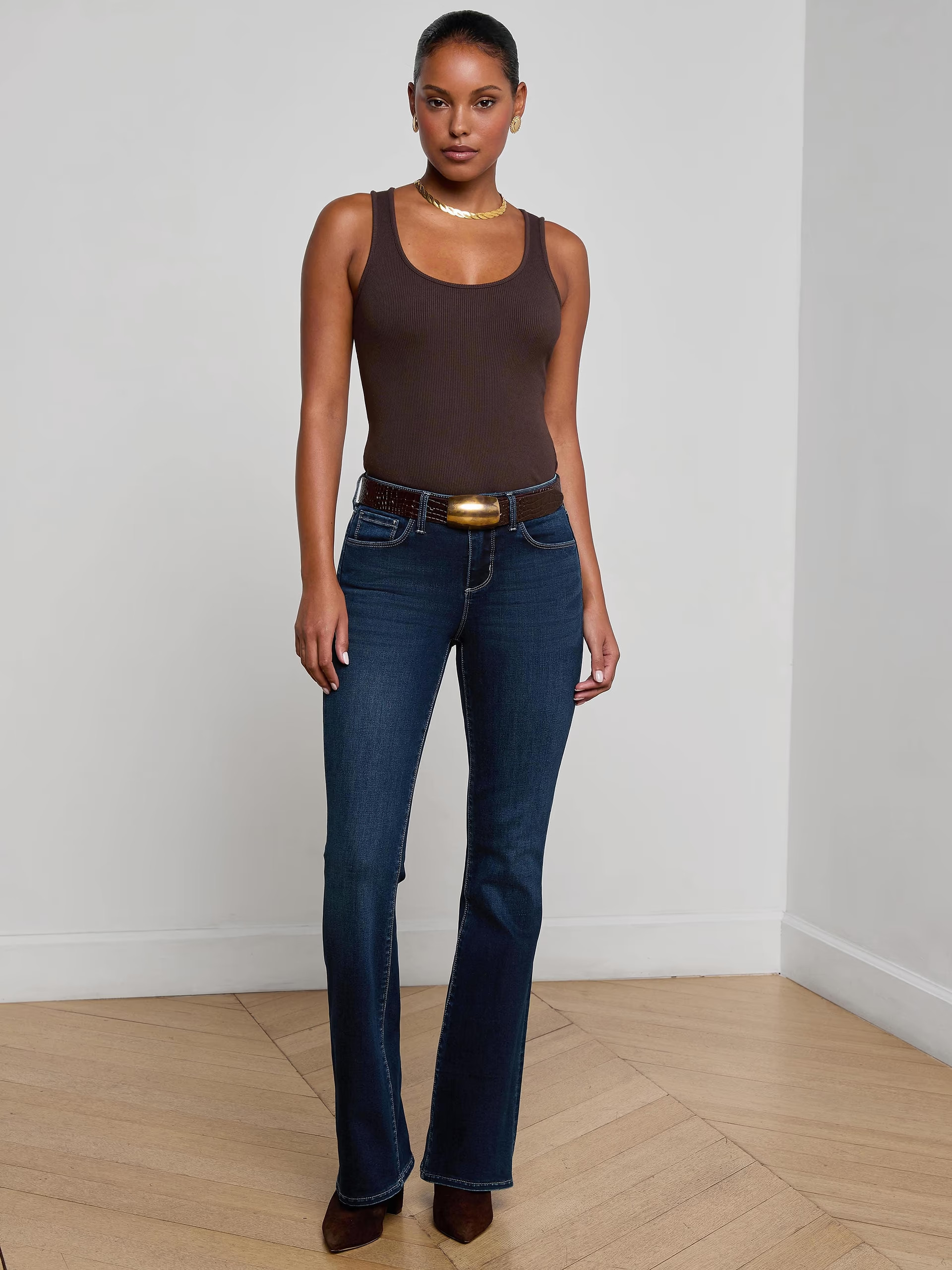 Cara Low-Rise Bootcut Jean in Bolton | L'AGENCE | L'Agence
