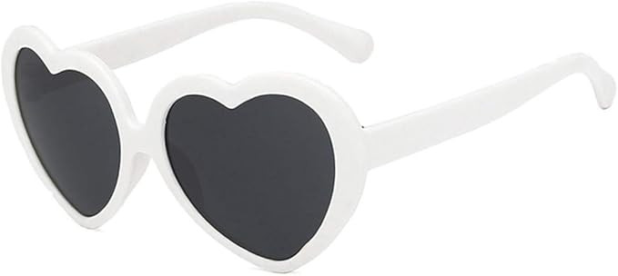 FOURCHEN Retro Vintage Narrow Cat Eye Sunglasses for kids heart shaped sunglasses | Amazon (US)