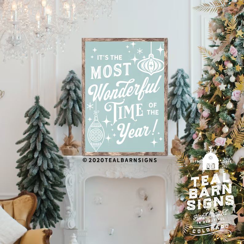 Its the Most Wonderful Time of the Year Sign Merry - Etsy | Etsy (US)